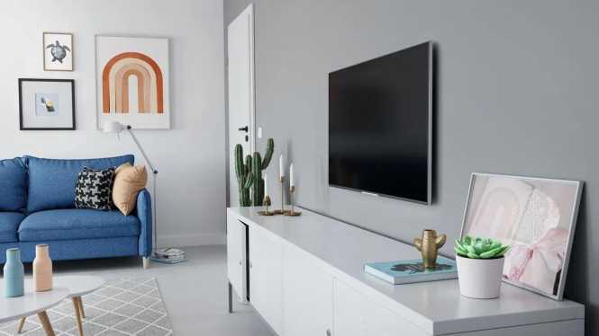 Flache TV-Wandhalterung TVM 1405 