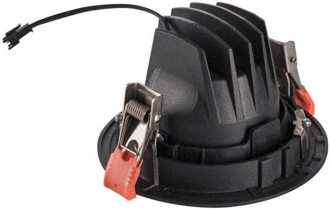 NUMINOS MOVE DL M LED Deckeneinbauleuchte schwarz/chrom 4000K 40° dreh/schwenk 