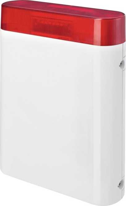 SECORIS Funk-Außen Sirene mit Blitzlicht 