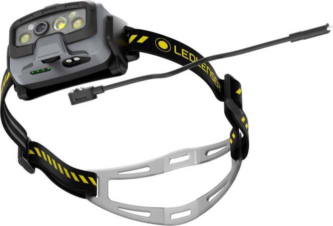 HF8R WORK LED Stirnlampe mit Akku IP68 1600lm Dimmt und fokussiert automatisch 