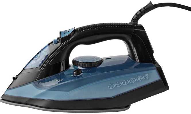 Dampfbügeleisen 2600W Keramisch 0,38 l blau 