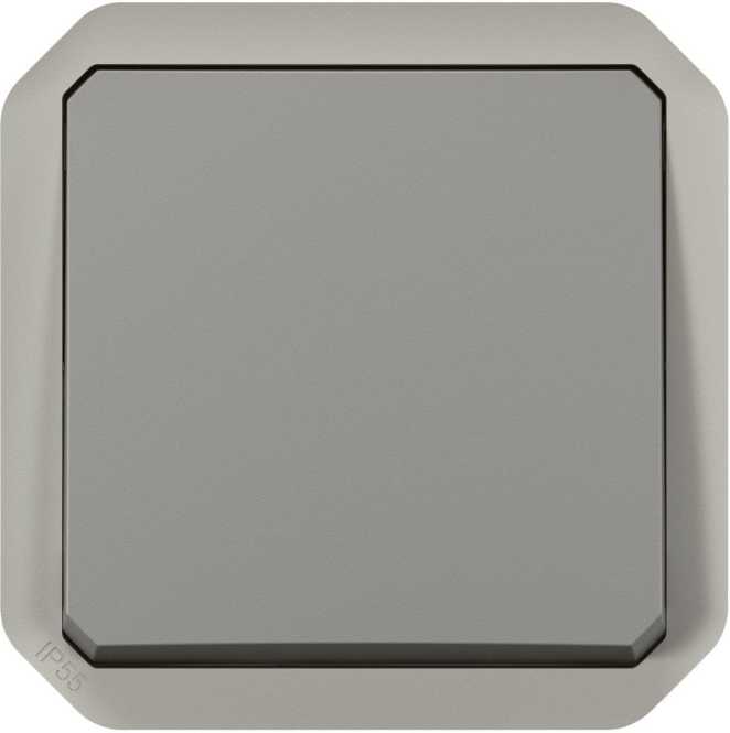 Plexo New Einsatz Wechselschalter 10 AX Steckklemmen (SL) IP55 IK08 Grau 