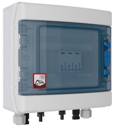 PV DC SPD Überspannungsschutzbox 1IN+1OUT Typ 12 MC4 