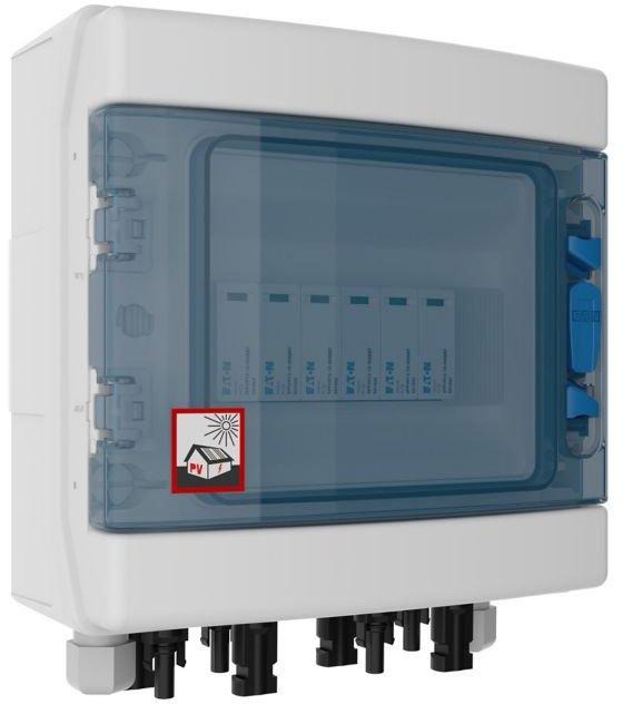 PV DC SPD Überspannungsschutzbox 2IN+2OUT Typ 2 MC4 