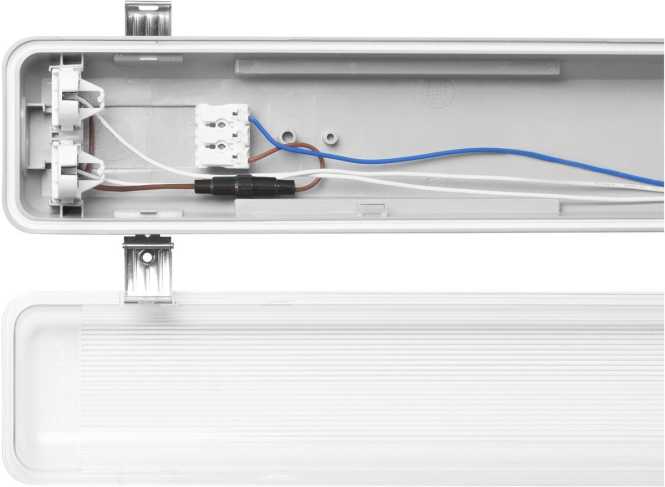 FR-Wannenleuchten Gehäuse DAMP PROOF Gen3 600mm P 2xlampig IP65 