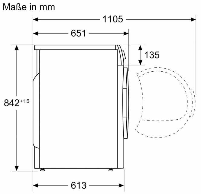 Wäschetrockner iQ300 Kondensation 8 kg weiß 