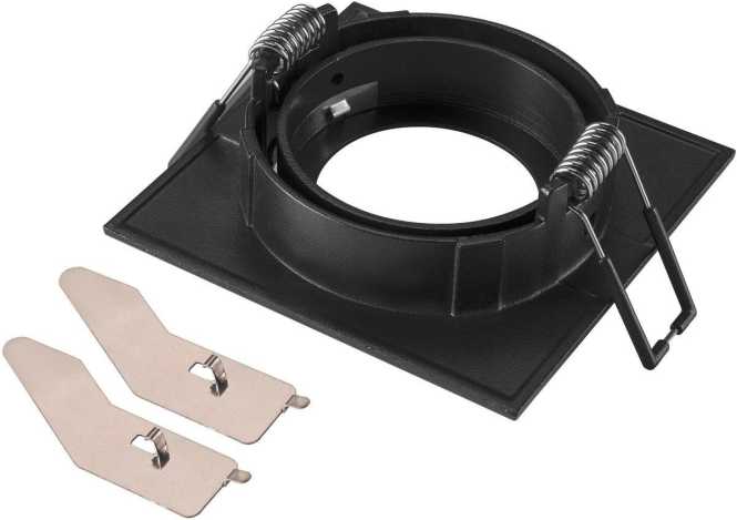 NEW TRIA 68 Deckeneinbauring L: 8,2 B: 8,2 H: 2,6 cm IP 20 schwarz 