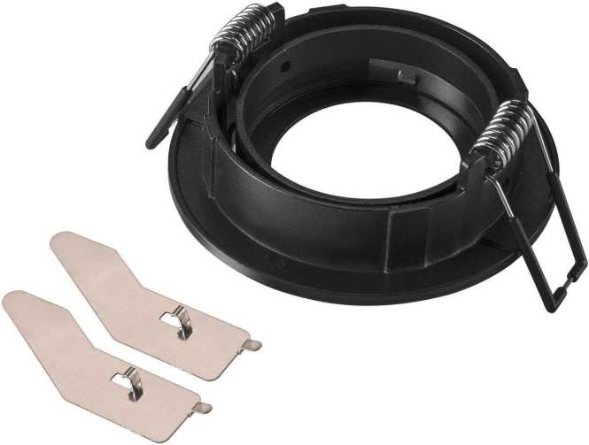 NEW TRIA 68 Deckeneinbauring D: 8,2 H: 2,6 cm IP 20 schwarz 