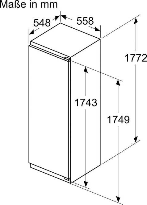Kühlschrank Einbau iQ500 mit Gefrierfach KI82LADD0 