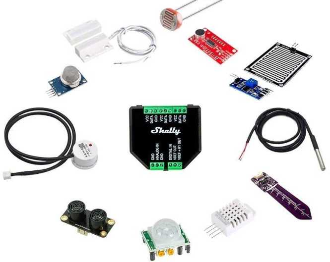 Shelly Plus AddOn - analog und digital input reader 