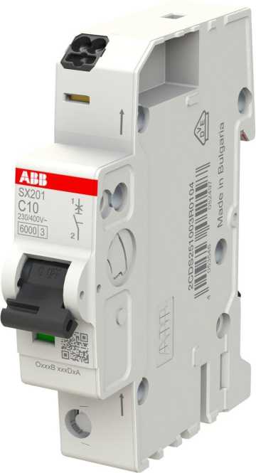 LS-Schutzschalter 1-polig 6kA C-Char 10A 1TE 