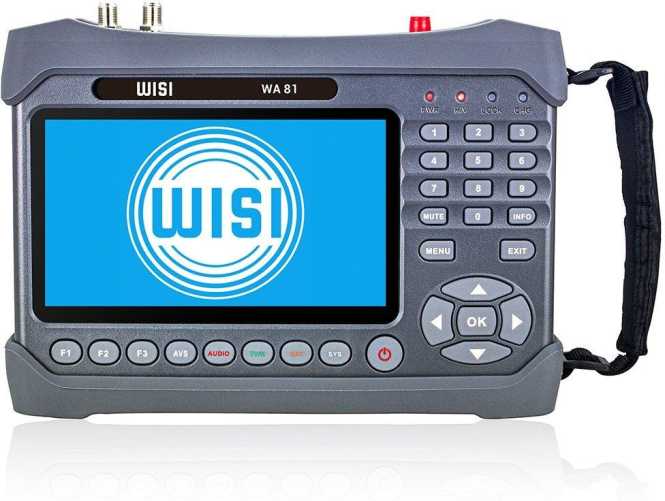 Messgerät WA 81 - für DVB-S2, DVB-T/T2, DVB-C & optische Leistung 