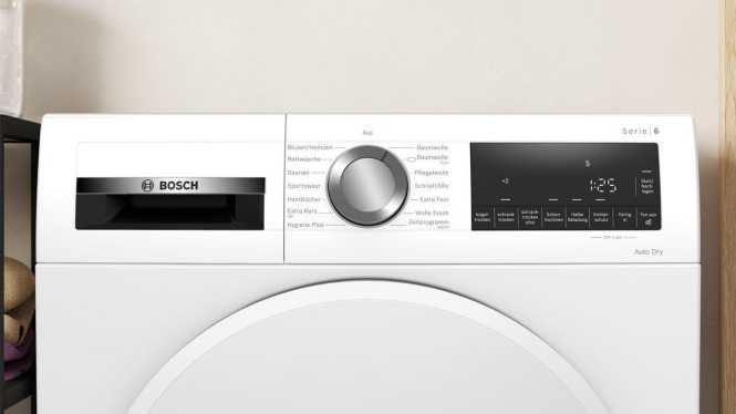 Wärmepumpentrockner Serie 6 8kg WQG233DF4 weiß 