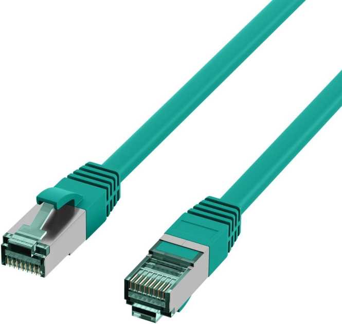 RJ45 Patchkabel S/FTP Kat.6A LSZH 1m grün 
