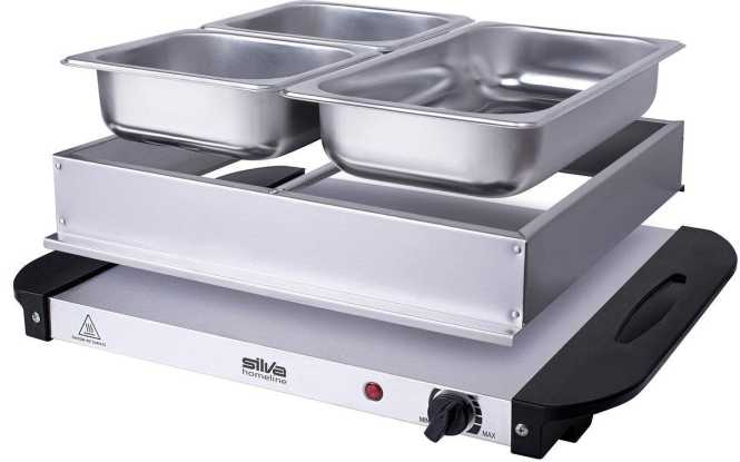 2 in 1 Buffetwärmer und Warmhalteplatte SH 2.2 