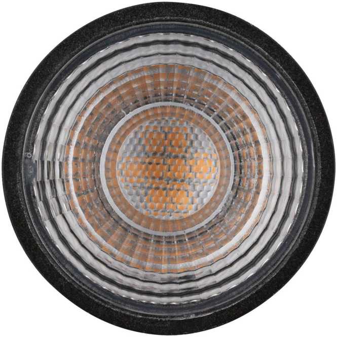 LED GU10 750lm 2700K 36° schwarz matt dim 8W RAL9004 