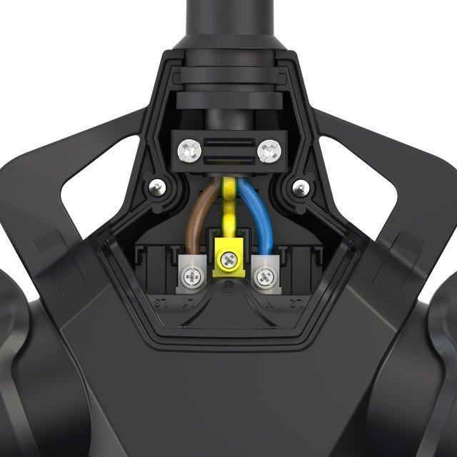 3-Wegekupplung Taurus2 Vollgummi mit Klappdeckel nat IP54 rot 