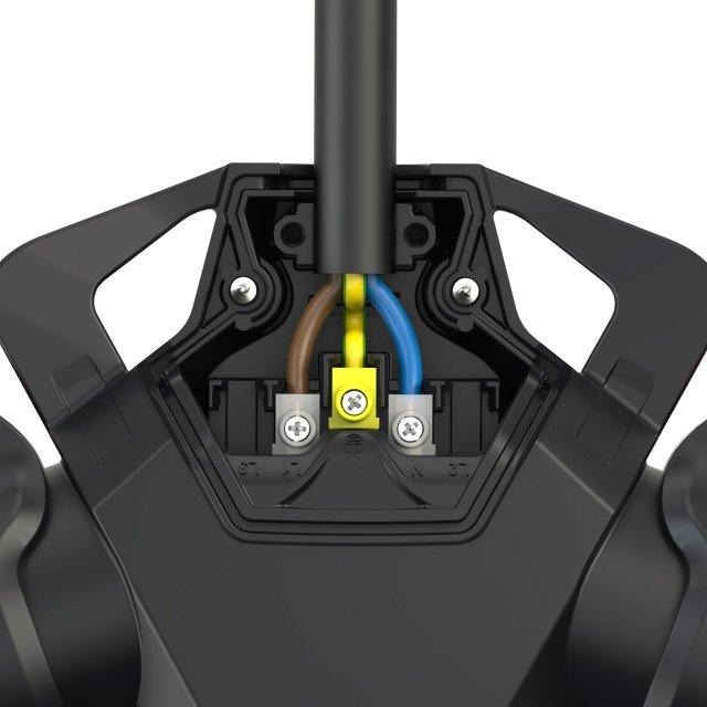 3-Wegekupplung TopTaurus2 Vollgummi mit Klappdeckel nat LED IP54 rot 