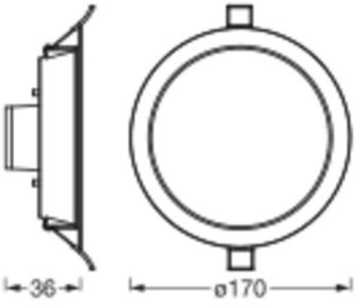 Einbaudownlight SMART RECESS DOWNLIGHT TW AND RGB 170mm 110 ° RGB + TW 