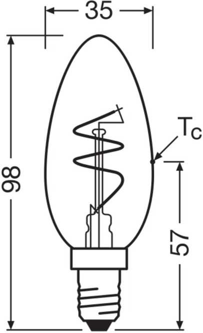 LED Globelampe VINTAGE 1906 Classic SLIM FILAMENT dimmbar 3,5W 922 Gold E14 