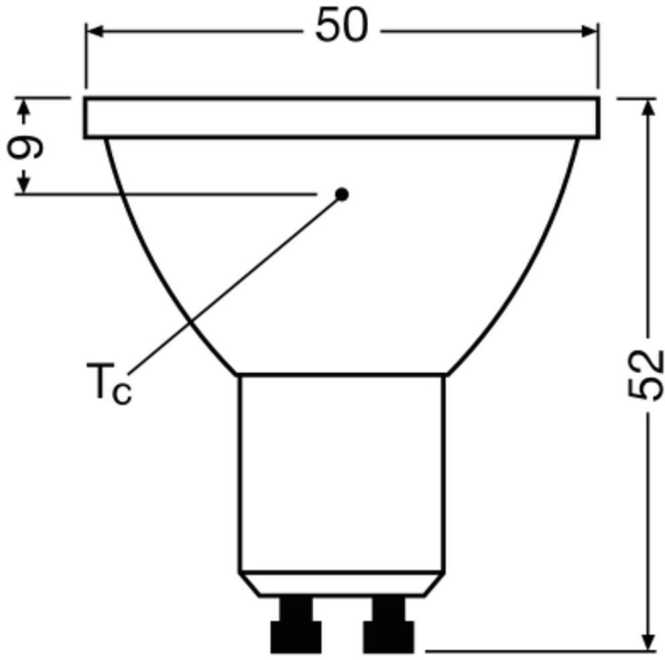 LED Reflektorlampe PAR16 dimmbar P 7W 927 GU10 