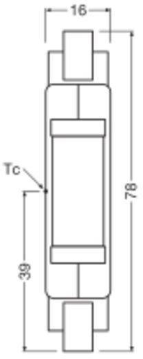 LED Stablampe SLIM LINE R7S 4,5W 827 Glas R7s 