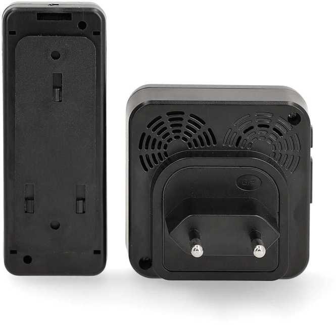Drahtloses Türklingel Set DOORB310BK2 schwarz 