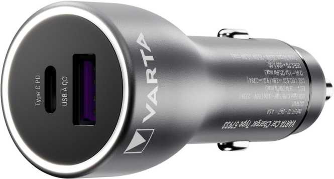 USB-Ladegerät 45 W USB-A USB-C Kfz 