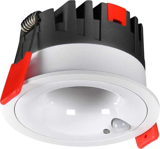LED-Downlight SENSOlight 12W 3000K mit Tageslicht und Bewegungssensor 