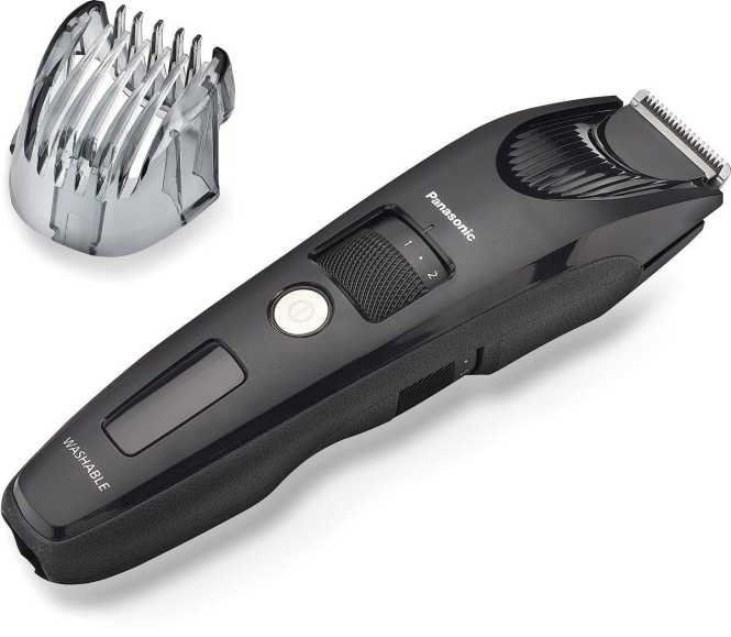 Premium Bartschneider mit 1 Aufsatz schwarz 