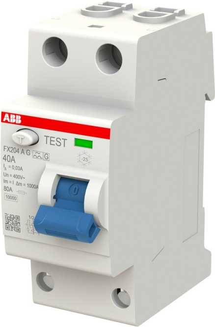 FI-Schutzschalter  40A 4-polig 30mA Typ A/G 