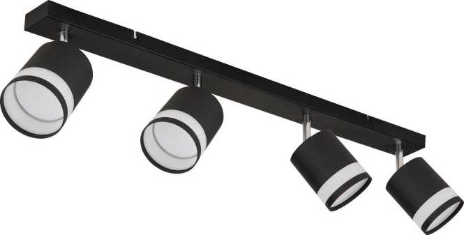 Deckenleuchte 4xGX53-LED 7W 3000K Lucero Opal schwarz 