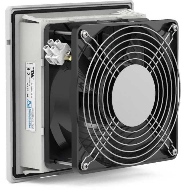 Filterlüfter Serie PF Baugröße 2 Luftfördermenge bis zu 70m³/h 