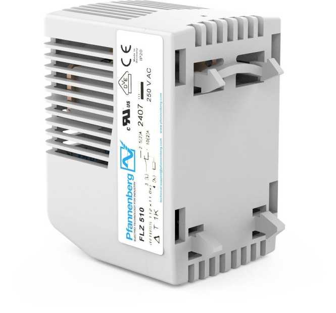 Thermostat mit Wechselkontakt für Schaltschrankheizungen 