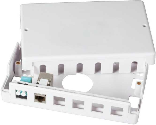 AP Keystone Verteilerbox 6/12 Port Surface Mounted Box 