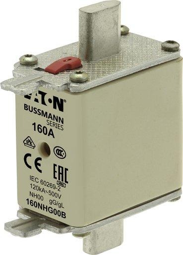 Sicherungseinsatz Niederspannung 160 A AC 500 V NH00 gL/gG IEC 