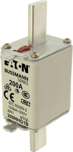Sicherungseinsatz Niederspannung 200 A AC 500 V NH1 gL/gG IEC 