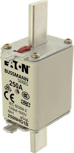 Sicherungseinsatz Niederspannung 250 A AC 500 V NH1 gL/gG IEC 