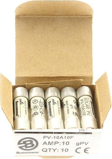 Sicherungseinsatz hohe Drehzahl 10 A DC 1000 V IEC60269-6 type A 