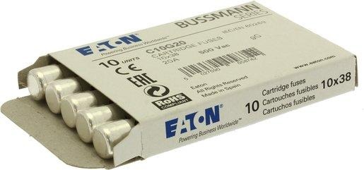 Sicherungseinsatz Niederspannung 20 A AC 500 V 10 x 38 mm gL/gG IEC 