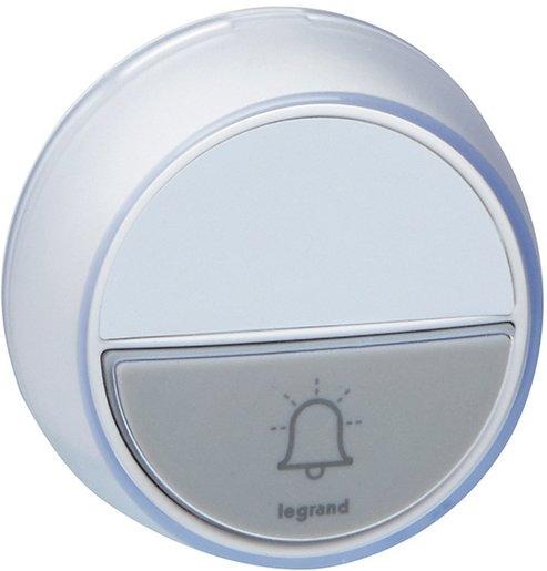 Funk Gong Set 230V Komfort mit Gong Klingeltaster 15 Melodien Ultraweiß 