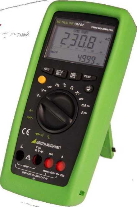 TRMS Digital - Multimeter mit Analog - Bargraph und Temperaturmessung 