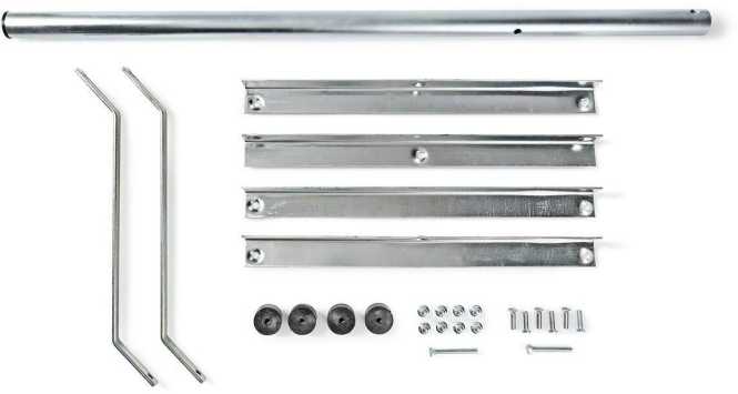 Satellitenbalkonständer für Sat Spiegel 90 cm Wandplatte 1x50x50 cm Länge 100 cm 