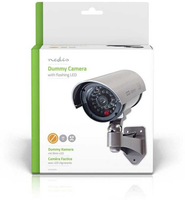 Kamera Attrappe Dummy Ip44 grau 