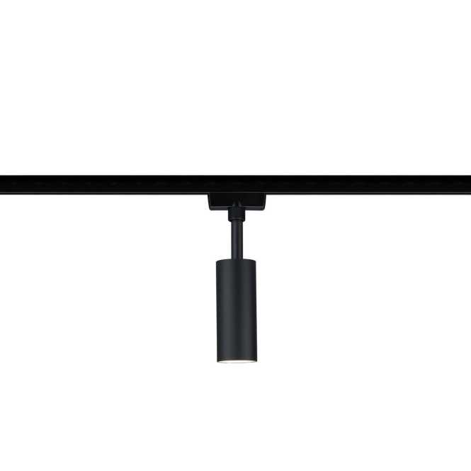 URail Spot Tubo 1x5W Schwarz matt Metall Kunststoff 3000K non-dim 