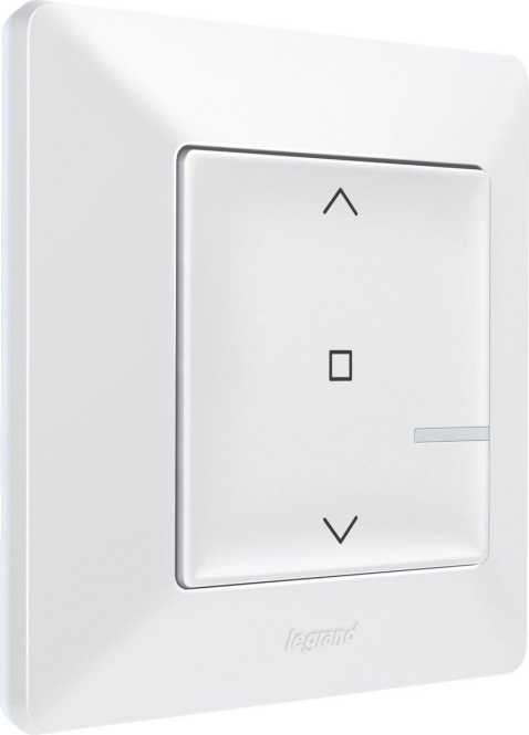 Funk-Wandsender Rollladen Valena Life with Netatmo Ultraweiss 