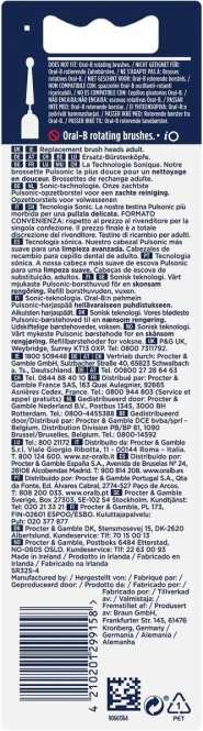 Aufsteckbürste für Schallzahnbürsten Pulsonic Clean Sensitive 4 Stück 