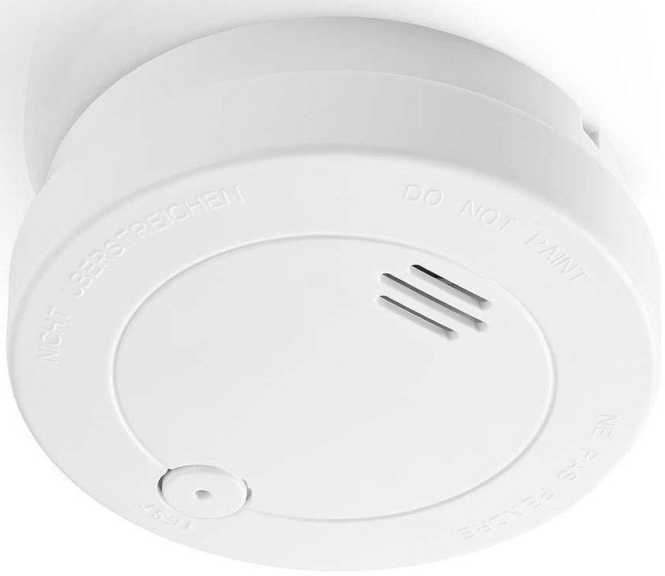 Rauchmelder EN14604 mit Testtaste 85 dB weiß 