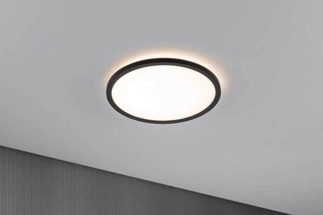 LED Panelleuchte Atria Shine 16W 3000K 293mm 230V schwarz 
