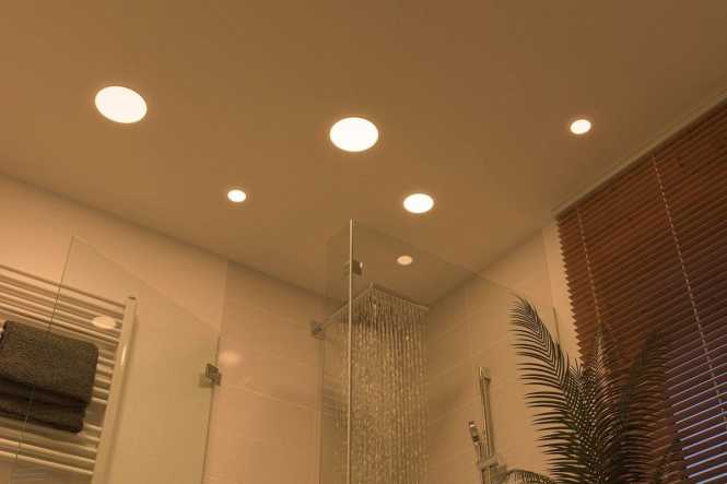Paneleinbauleuchte LED VELUNA VariFit IP44 8,5W 3000K 125mm 